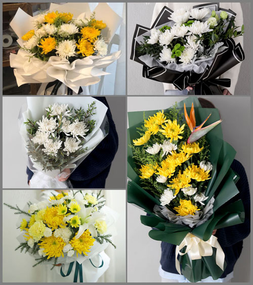 贵州贵阳清镇市站街镇落海村白事花束代送